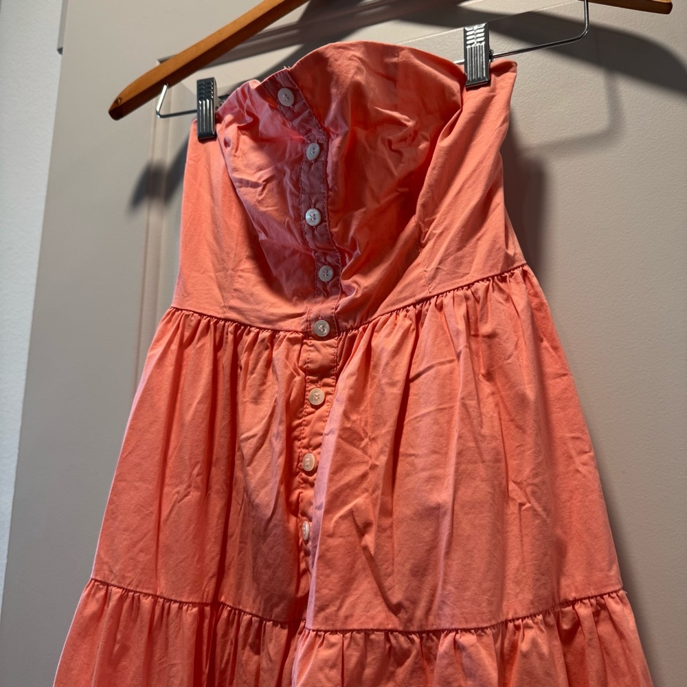STAUD Strapless Button-Down Dress - Picture 5 of 8